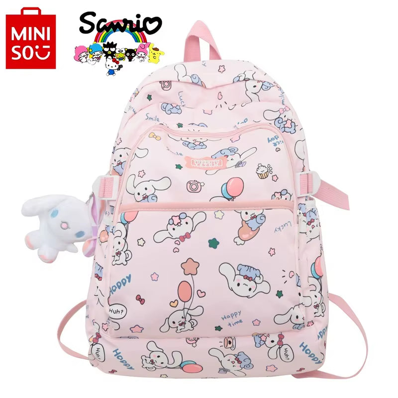 Sanrio Cinnamoroll 2024 New Women'S Backpack Fashionable High Quality Girl Backpack Cartoon Large Capacity Student Backpack