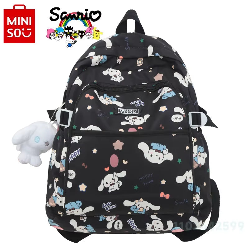 Sanrio Cinnamoroll 2024 New Women'S Backpack Fashionable High Quality Girl Backpack Cartoon Large Capacity Student Backpack