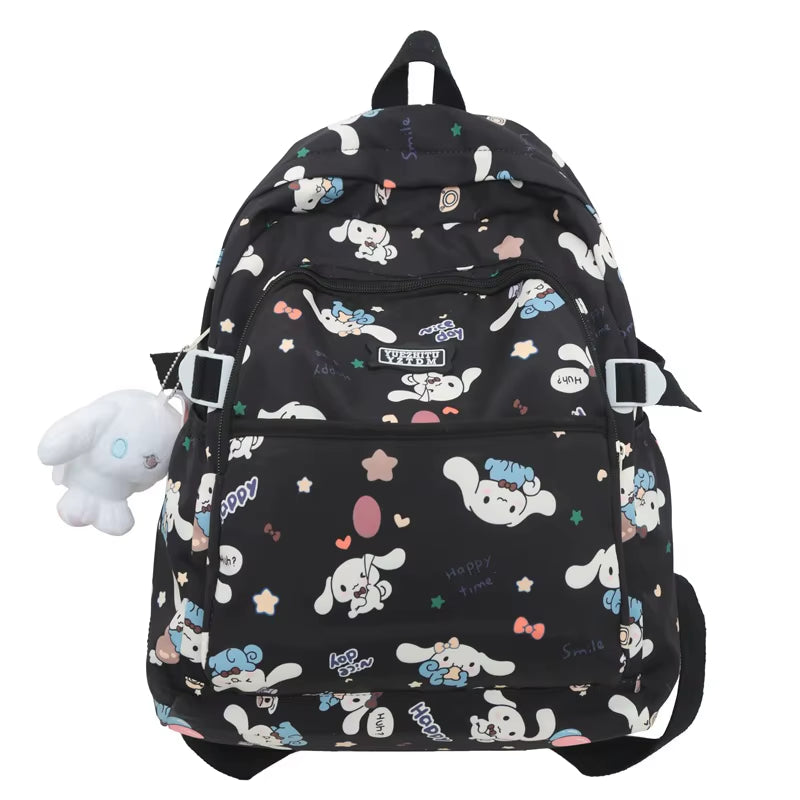 Sanrio Cinnamoroll 2024 New Women'S Backpack Fashionable High Quality Girl Backpack Cartoon Large Capacity Student Backpack