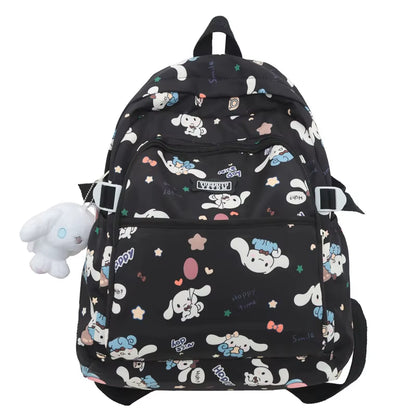 Sanrio Cinnamoroll 2024 New Women'S Backpack Fashionable High Quality Girl Backpack Cartoon Large Capacity Student Backpack