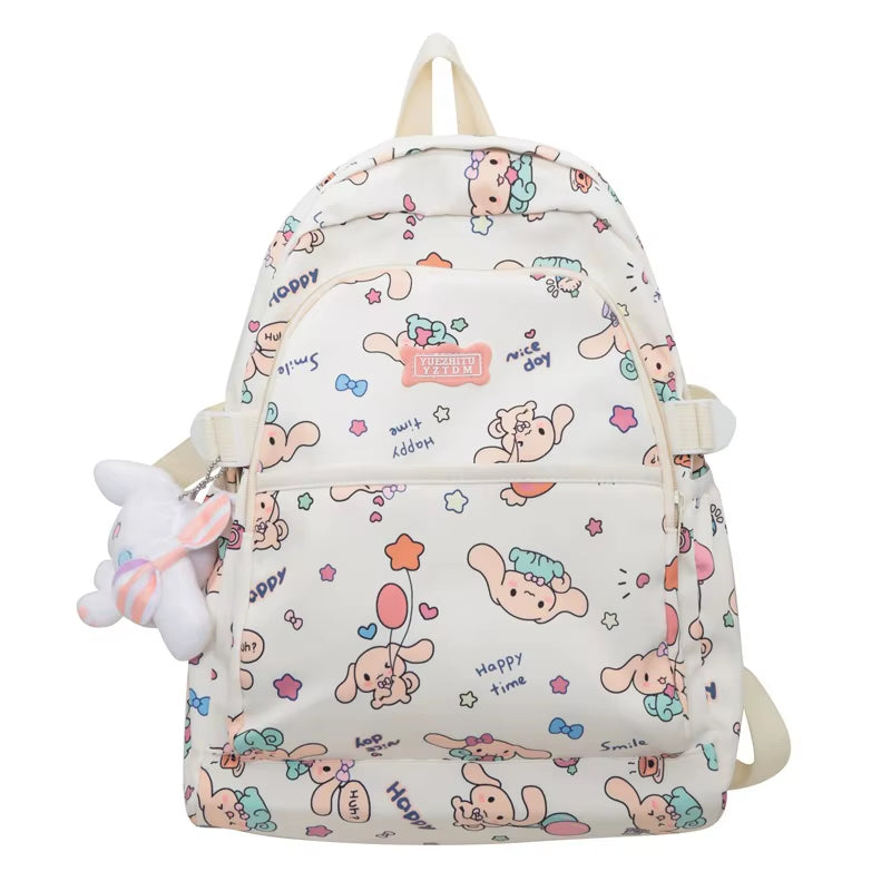 Sanrio Cinnamoroll 2024 New Women'S Backpack Fashionable High Quality Girl Backpack Cartoon Large Capacity Student Backpack