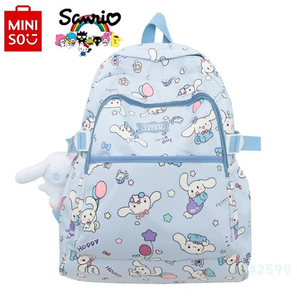 Sanrio Cinnamoroll 2024 New Women'S Backpack Fashionable High Quality Girl Backpack Cartoon Large Capacity Student Backpack